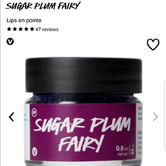 💙🌟2xHP⭐SUGAR PLUM FAIRY DISCONTINUED XMAS LE LUSH LIP SCRUB NWT - Picture 2 of 8